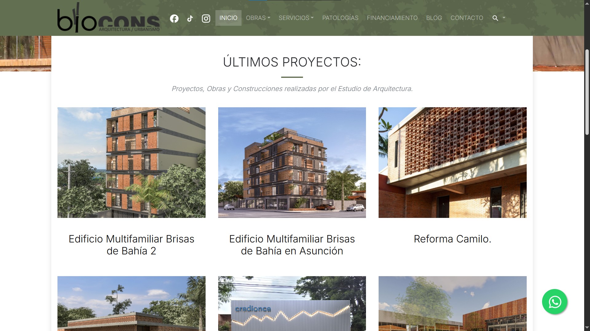 Preview sitio arquitectura